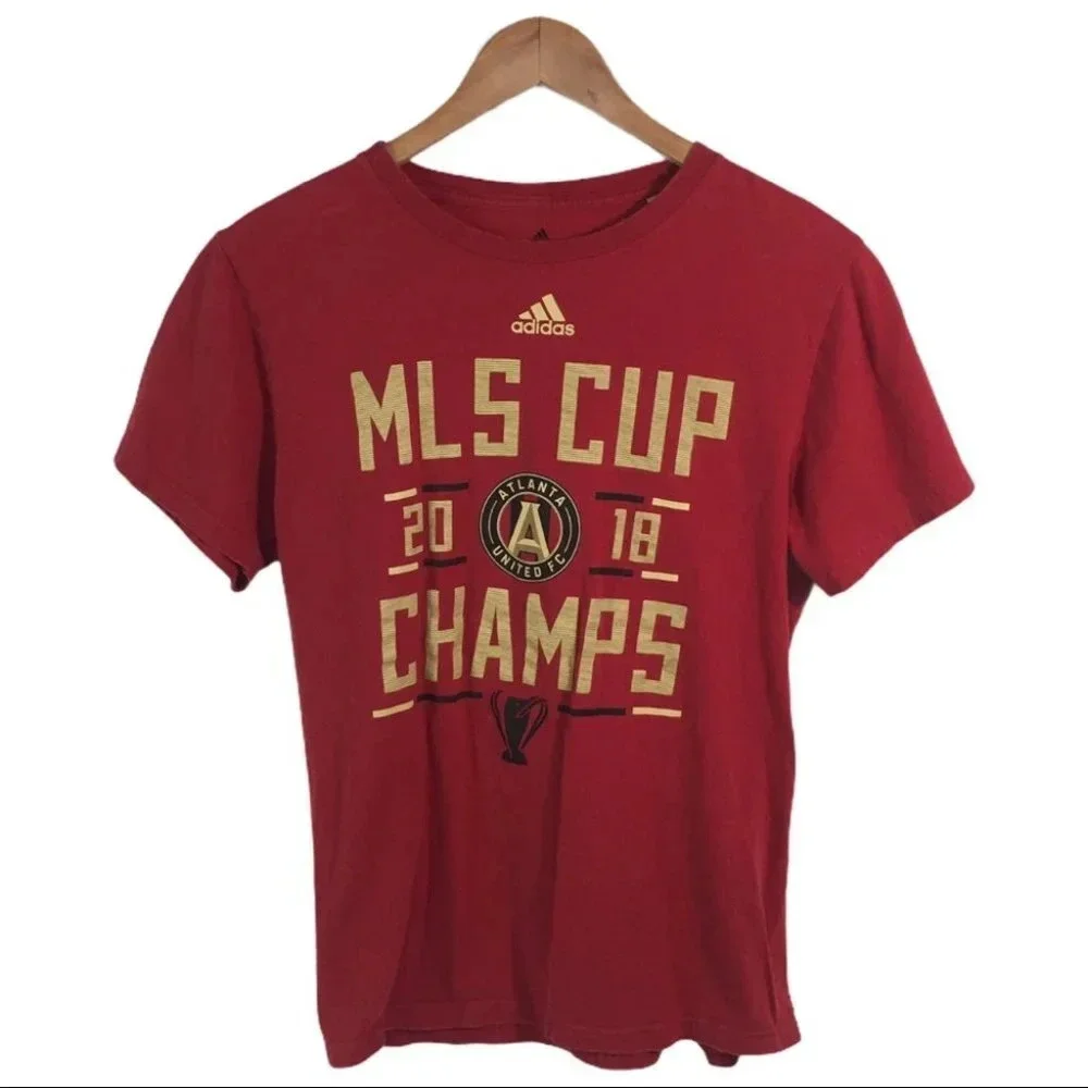 TS456 ADIDAS MLS Soccer Atlanta United T Shirt M